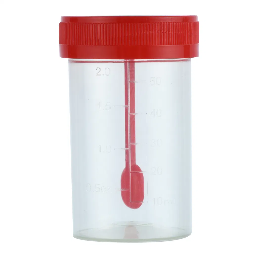 5ml Medical Disposable Specimen Container/Steril Stool Container/PP/Screw Cap/&Phi; 29*59mm