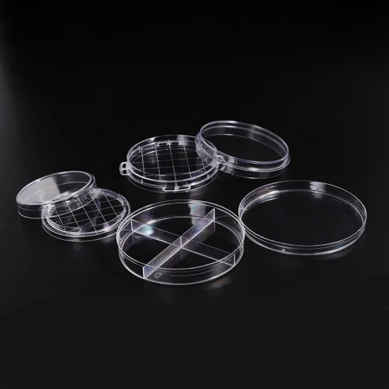 Disposable Transparent Plastic PS 90mm Petri Dish