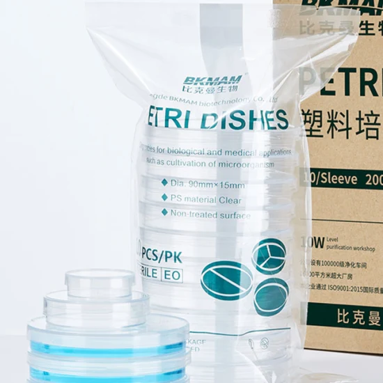 Plasticware Cell Culture Dish Disposable Different Size Petri Dish with CE ISO Certificates