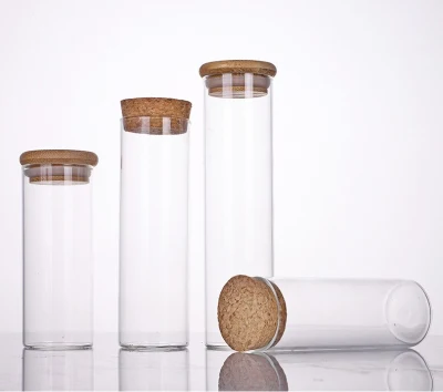 Wholesale Custom Logo Disposable Borosilicate Diameter 10cm 11cm Glass Test Tube with Cork