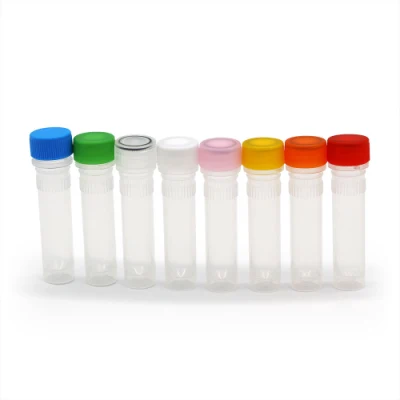 0.5ml 1.5ml 2ml Laboratory Consumables Disposable Cryovials Conical Bottom Cryotube Plastic Cryovial Tube