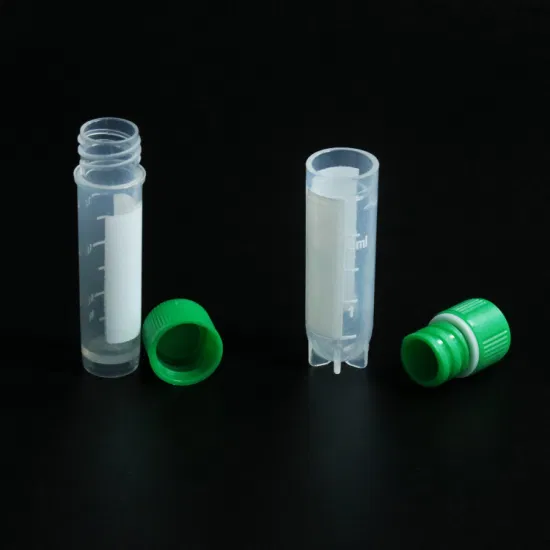 Conical Ultralow Temperature External Cryovials Micro Tubes Liquid Nitrogen Storage Cryovial